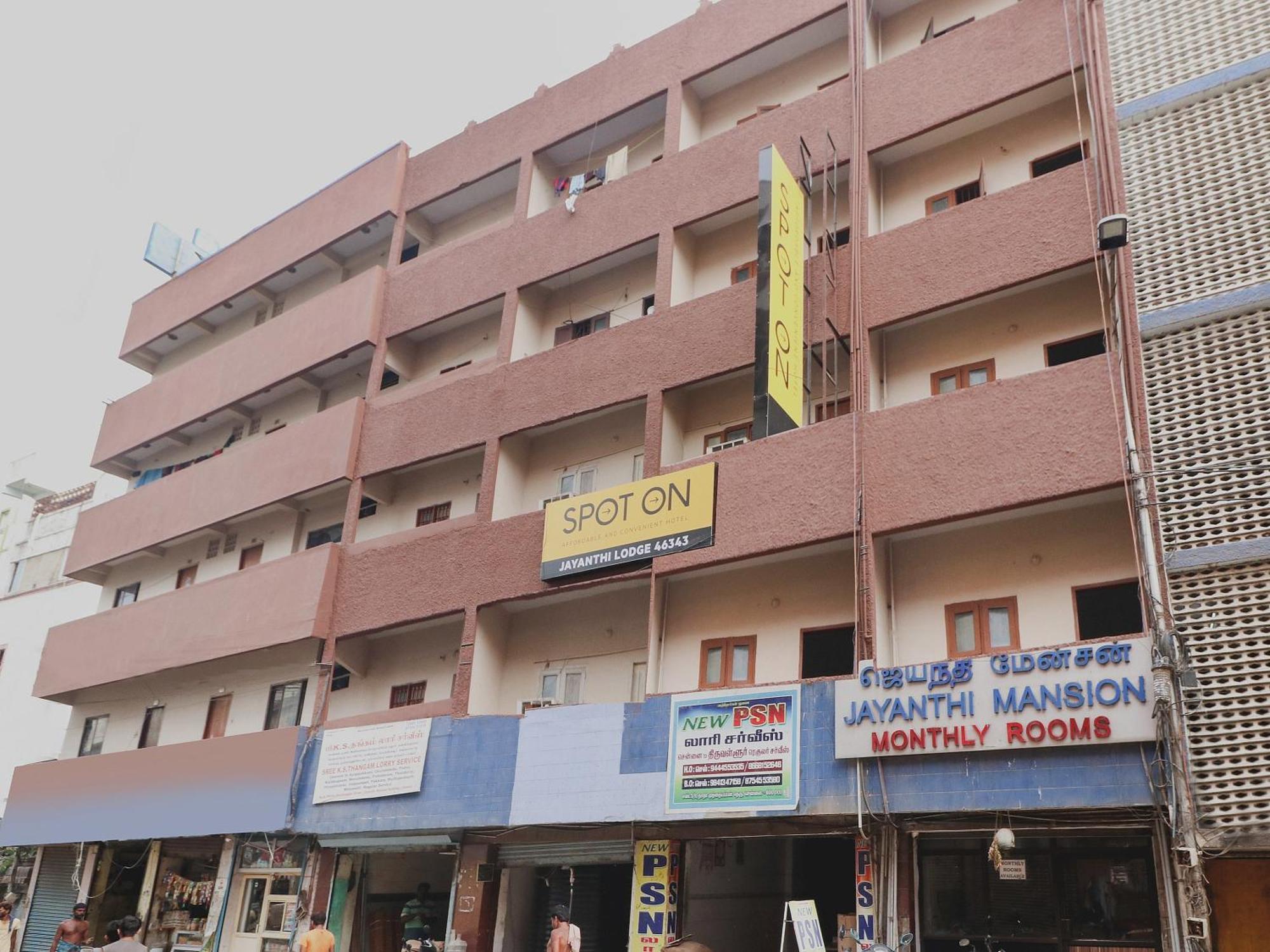 SPOT ON 46343 Jayanthi Mansion Hotel Chennai Bagian luar foto